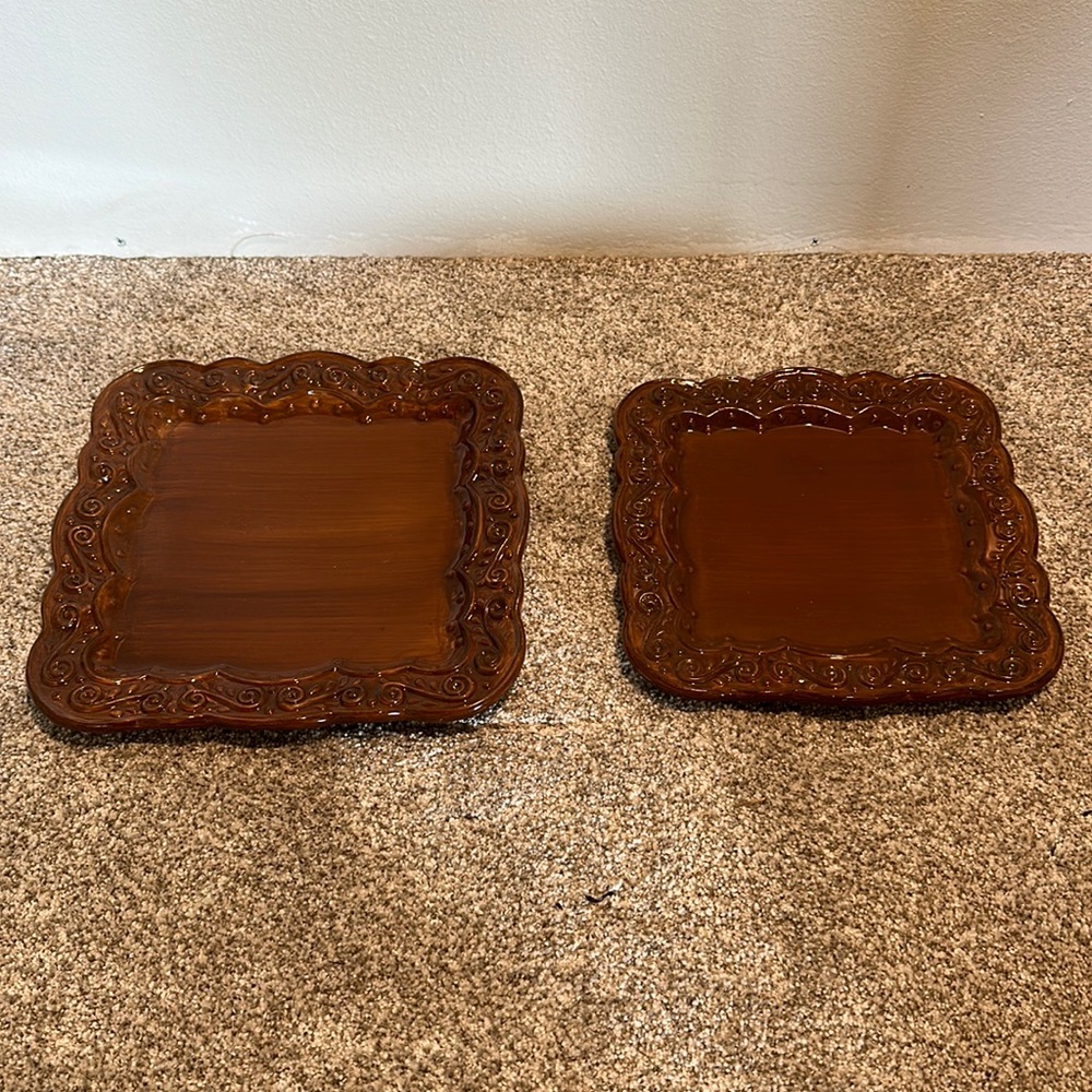 Celebrating Home Discontinued Venetian Square Serving Plates